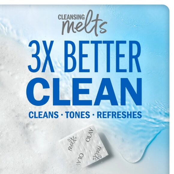 🌈4/$20 NIP Olay Vitamin C Cleansing Melts Facial Cleanser Foaming Face Wash x4 - Picture 10 of 13